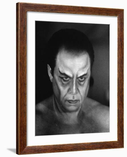 Operatic Bass Baritone George London for the Role of Mephistopheles in Gounod's Opera "Faust"-Gordon Parks-Framed Premium Photographic Print