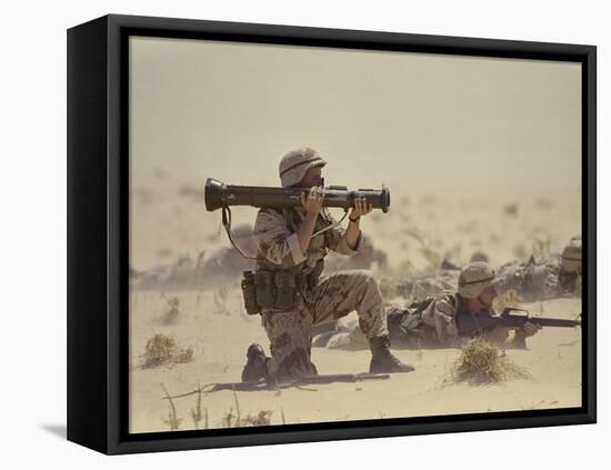 Operation Desert Shield-Associated Press-Framed Premier Image Canvas