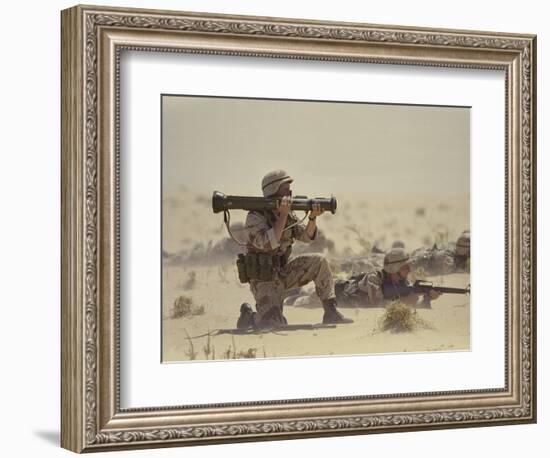 Operation Desert Shield-Associated Press-Framed Photographic Print