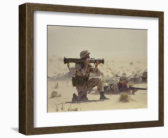 Operation Desert Shield-Associated Press-Framed Photographic Print