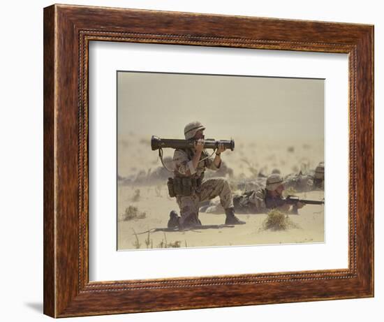 Operation Desert Shield-Associated Press-Framed Photographic Print