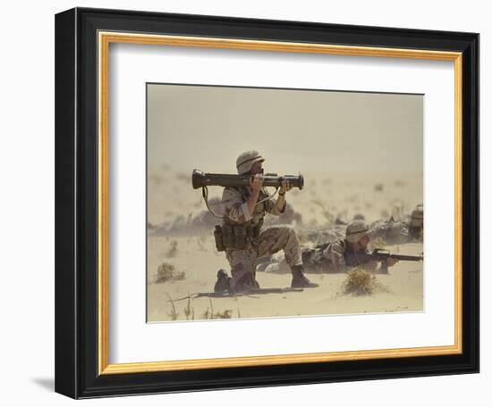 Operation Desert Shield-Associated Press-Framed Photographic Print