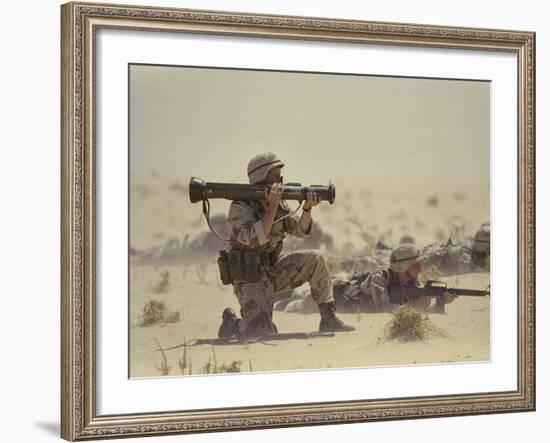 Operation Desert Shield-Associated Press-Framed Photographic Print