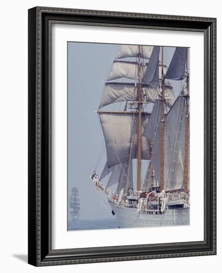 Operation Sail in New York Harbor-John Loengard-Framed Photographic Print