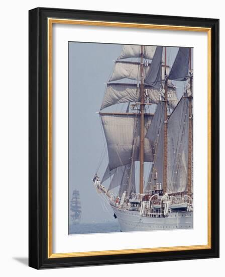 Operation Sail in New York Harbor-John Loengard-Framed Photographic Print