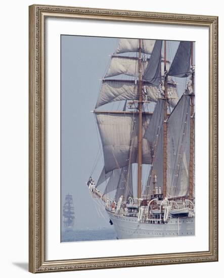 Operation Sail in New York Harbor-John Loengard-Framed Photographic Print