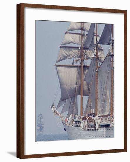 Operation Sail in New York Harbor-John Loengard-Framed Photographic Print