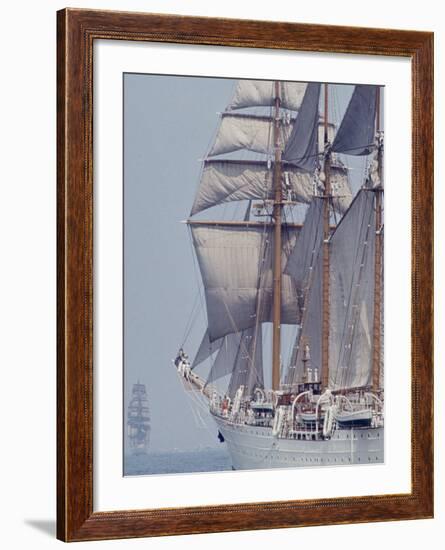 Operation Sail in New York Harbor-John Loengard-Framed Photographic Print