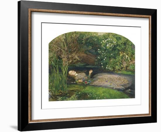 Ophelia, 1851-52-Sir John Everett Millais-Framed Giclee Print