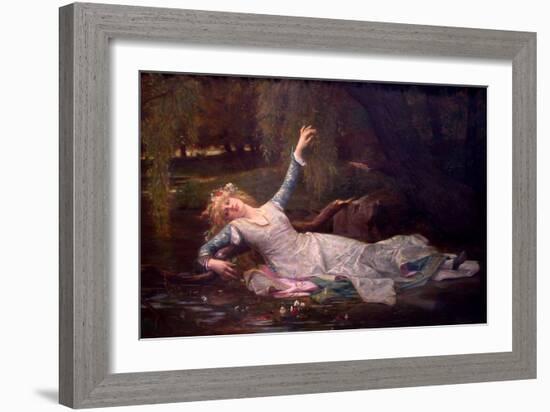 Ophelia, 1883-Alexandre Cabanel-Framed Giclee Print