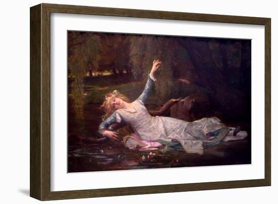 Ophelia, 1883-Alexandre Cabanel-Framed Giclee Print