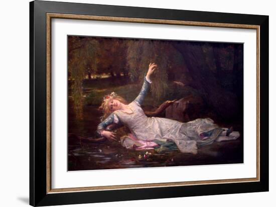 Ophelia, 1883-Alexandre Cabanel-Framed Giclee Print