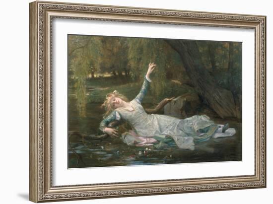 Ophelia, 1883-Alexandre Cabanel-Framed Giclee Print