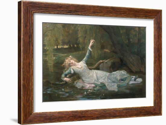 Ophelia, 1883-Alexandre Cabanel-Framed Giclee Print
