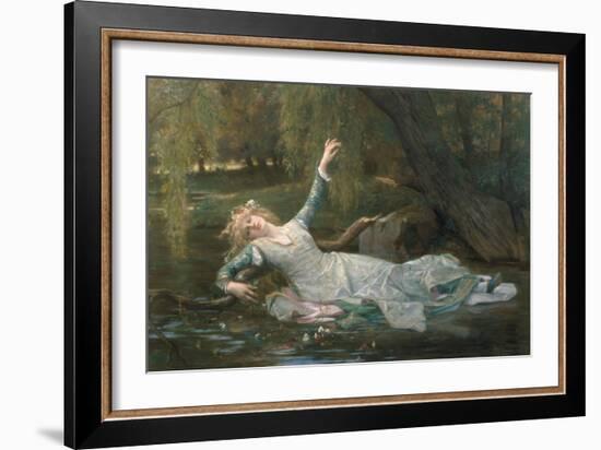 Ophelia, 1883-Alexandre Cabanel-Framed Giclee Print