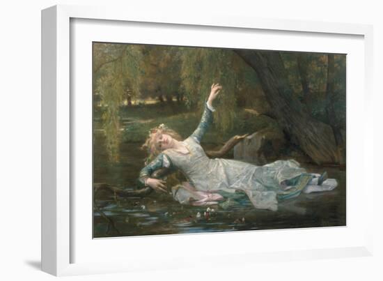 Ophelia, 1883-Alexandre Cabanel-Framed Giclee Print