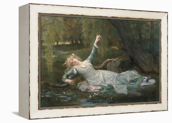 Ophelia, 1883-Alexandre Cabanel-Framed Premier Image Canvas