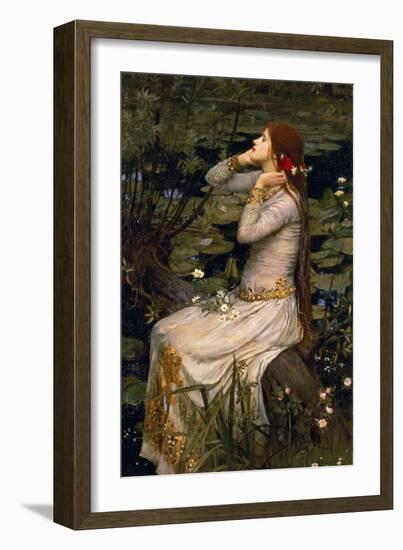 Ophelia, 1894-John William Waterhouse-Framed Giclee Print