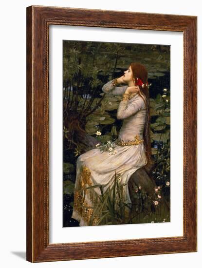 Ophelia, 1894-John William Waterhouse-Framed Giclee Print