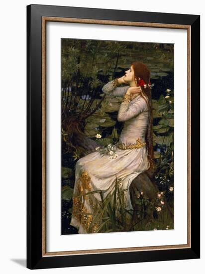 Ophelia, 1894-John William Waterhouse-Framed Giclee Print