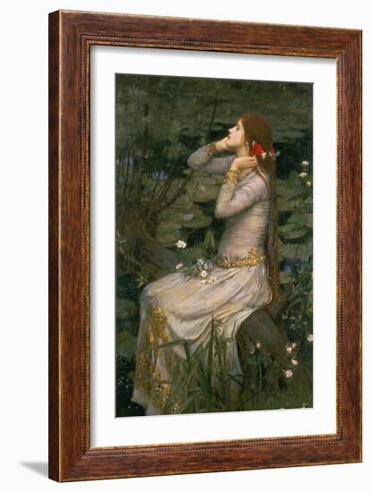 Ophelia, 1894-John William Waterhouse-Framed Giclee Print