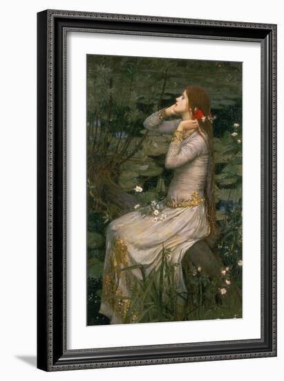 Ophelia, 1894-John William Waterhouse-Framed Giclee Print