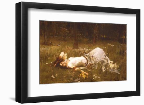 Ophelia, c.1889-John William Waterhouse-Framed Art Print