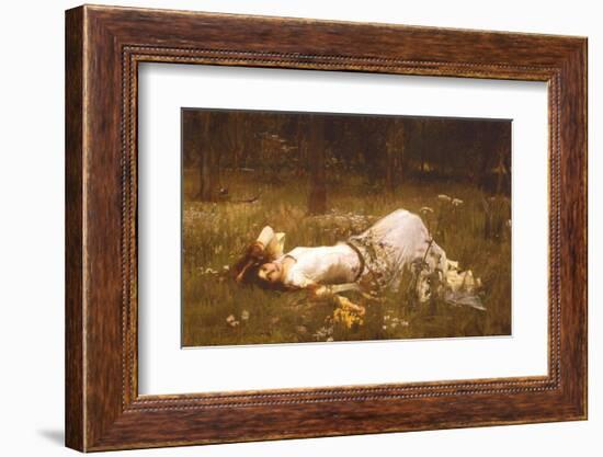 Ophelia, c.1889-John William Waterhouse-Framed Art Print