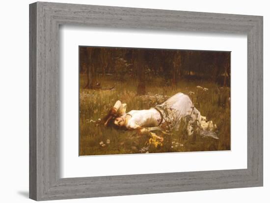 Ophelia, c.1889-John William Waterhouse-Framed Art Print