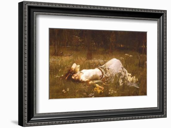 Ophelia, c.1889-John William Waterhouse-Framed Art Print