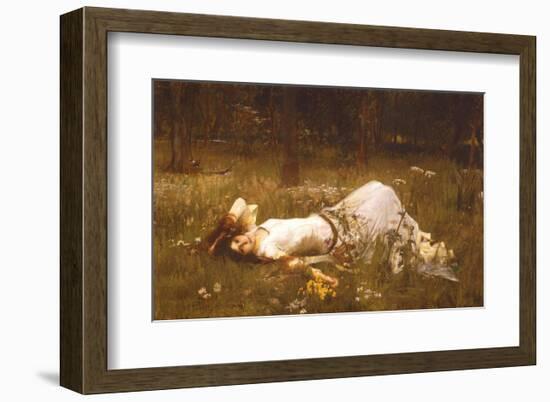 Ophelia, c.1889-John William Waterhouse-Framed Art Print