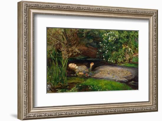 Ophelia, ca. 1851-John Everett Millais-Framed Giclee Print