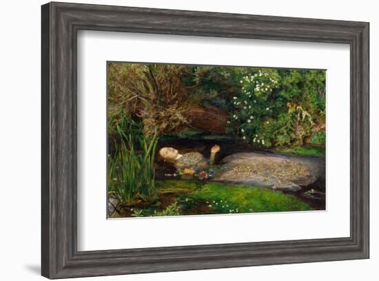 Ophelia, ca. 1851-John Everett Millais-Framed Giclee Print