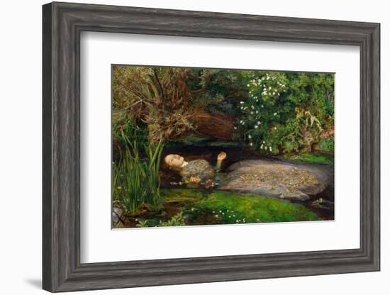 Ophelia, ca. 1851-John Everett Millais-Framed Art Print