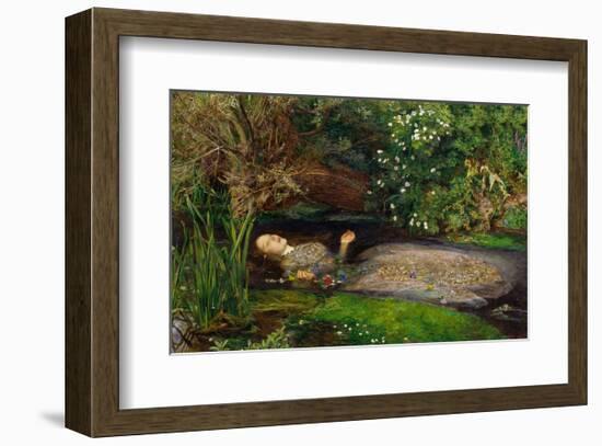 Ophelia, ca. 1851-John Everett Millais-Framed Art Print