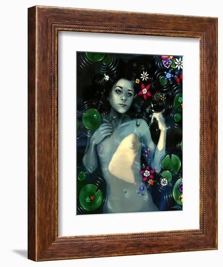 Ophelia Immortal (Nude)-Jasmine Becket-Griffith-Framed Art Print