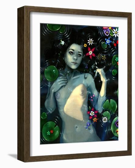 Ophelia Immortal (Nude)-Jasmine Becket-Griffith-Framed Art Print