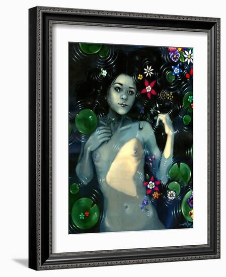 Ophelia Immortal (Nude)-Jasmine Becket-Griffith-Framed Art Print