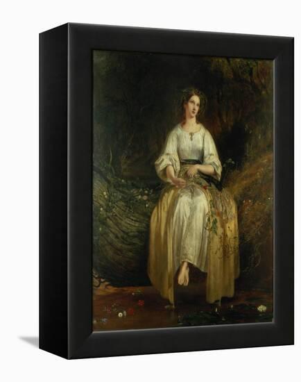 Ophelia Weaving Her Garlands, 1842-Richard Redgrave-Framed Premier Image Canvas