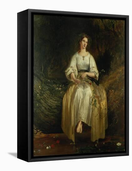 Ophelia Weaving Her Garlands, 1842-Richard Redgrave-Framed Premier Image Canvas