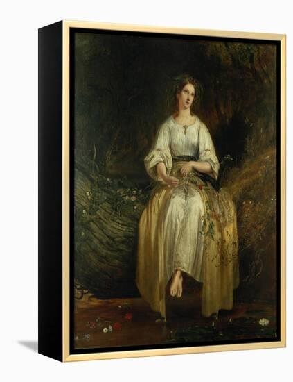 Ophelia Weaving Her Garlands, 1842-Richard Redgrave-Framed Premier Image Canvas