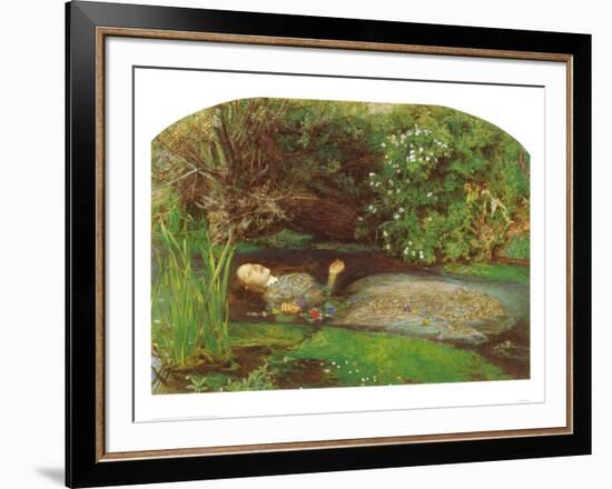 Ophelia-John Everett Millais-Framed Giclee Print