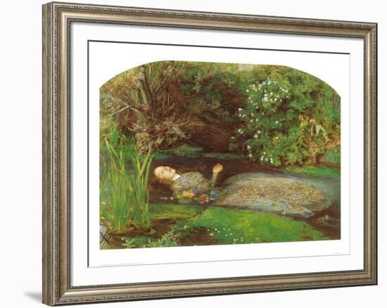 Ophelia-John Everett Millais-Framed Giclee Print