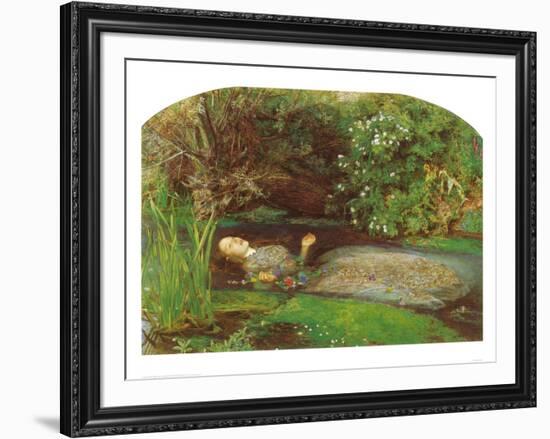 Ophelia-John Everett Millais-Framed Giclee Print