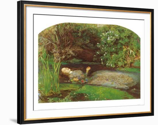 Ophelia-John Everett Millais-Framed Giclee Print