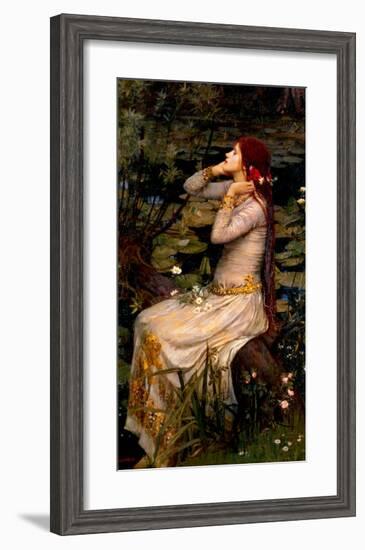 Ophelia-John William Waterhouse-Framed Art Print