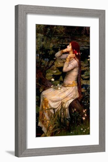 Ophelia-John William Waterhouse-Framed Art Print