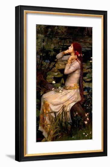 Ophelia-John William Waterhouse-Framed Art Print