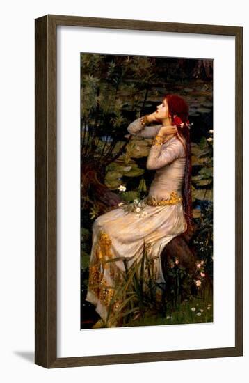 Ophelia-John William Waterhouse-Framed Art Print