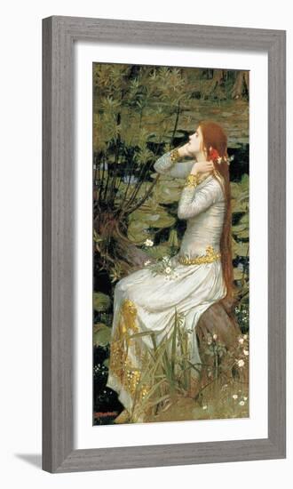 Ophelia-John William Waterhouse-Framed Giclee Print